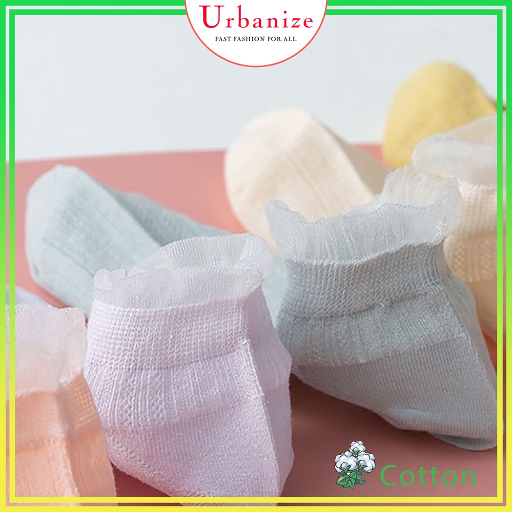 Tất nữ cổ ngắn bèo vớ thấp Cotton Hàn Quốc nhiều màu dễ thương giá rẻ Urbanize