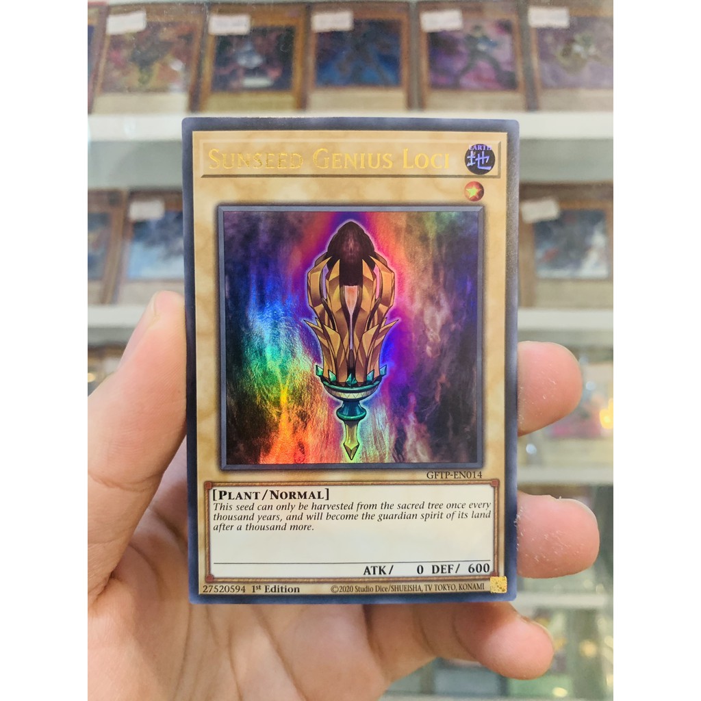 Thẻ Bài YugiOh! Mã GFTP-EN014 - Sunseed Genius Loci - Ultra Rare - 1st Edition