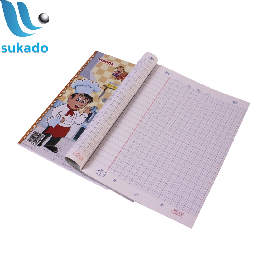 Tập học sinh 96 trang 4 ô ly ABC định lượng dày 80gsm SUKADO
