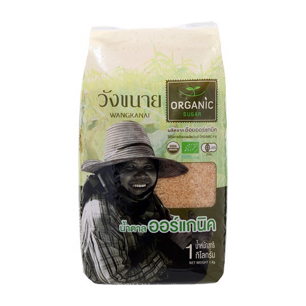 Đường hữu cơ Thái Lan Wangkanai 1kg