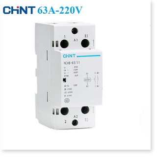 Khởi động từ 1P CHINT 20A/25A/40A/63A contactor kết hợp công tắc hẹn giờ ổ cắm hẹn giờ công tắc điều khiển từ xa