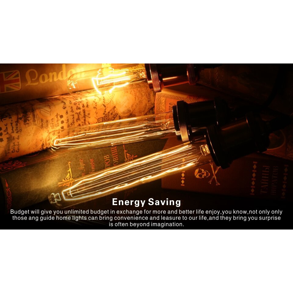 Bóng Đèn Dây Tóc Xoắn Ốc E27 220V 40W A60 ST58 ST64 T10 T45 T185 G80 G95 Phong Cách Cổ Điển