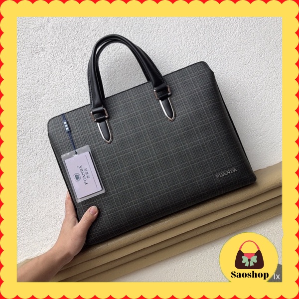 Cặp Da Nam Công Sở PUANDA Đựng Laptop 15 16Inch Kiểu Cặp Sang Trong Cao Cấp Có nhiều ngăn- SAOSHOP