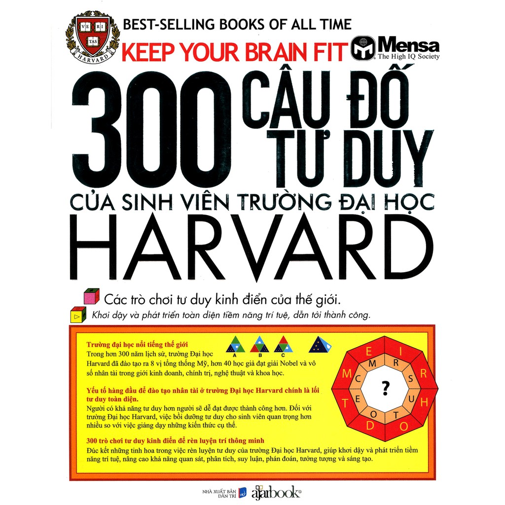 Sách 300 Câu Đố Tư Duy Của Sinh Viên Trường Đại Học Harvard