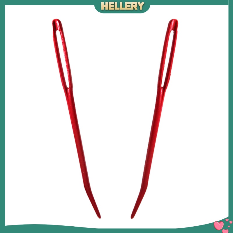 [HelleryVN] Set 2 Kim Móc Đan Len Mắt To Bằng Nhôm