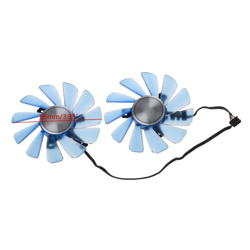 DOU FDC10U12S9-C 85mm 12V 0.45A 4Wire 4Pin VGA Fan Replace Graphics Card Cooling Fan for HIS RX 470 RX474 RX570