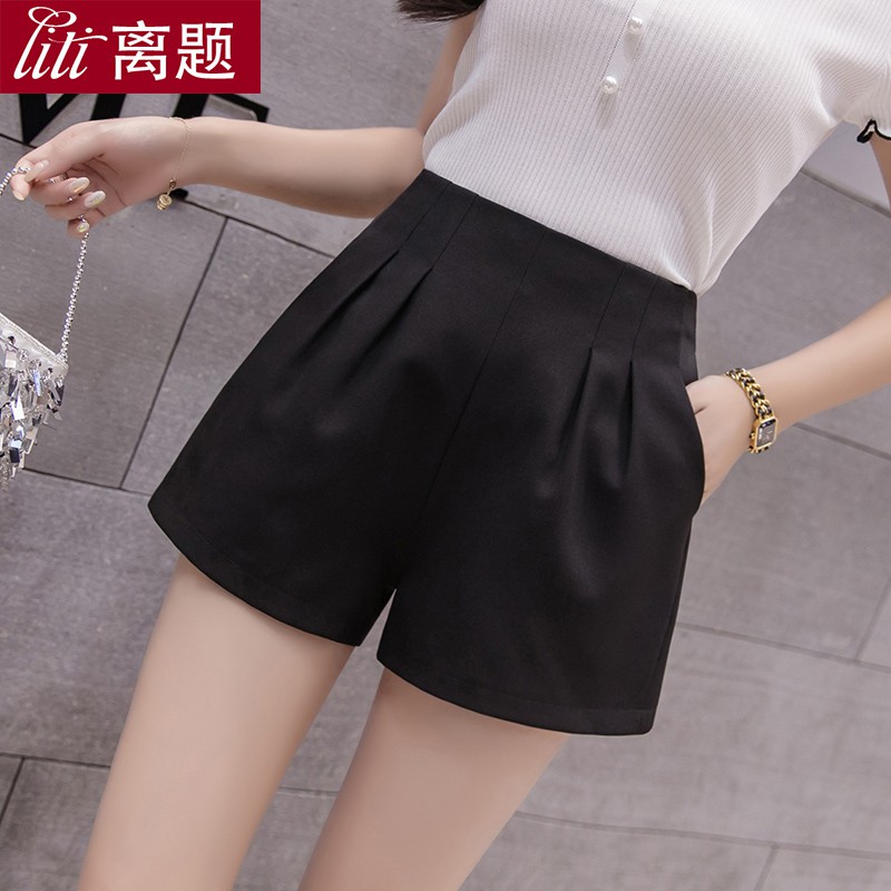 Quần Short Chiffon Lưng Cao Dáng Chữ A Ống Rộng Co Giãn Thời Trang Mùa Hè Hàng Mới Dành Cho Nữ | BigBuy360 - bigbuy360.vn