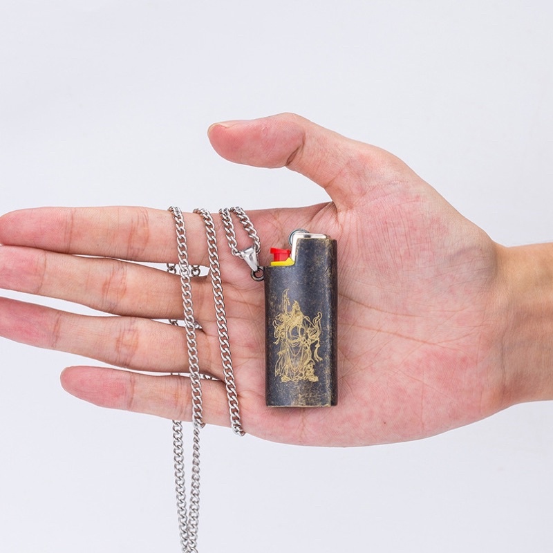 Vỏ Bic j5 Mini Kim Loại - Khắc Hình Quan Vũ