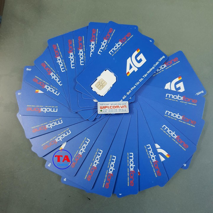 Sim 3G/4G Mobifone Không Giới Hạn Dung Lượng Tốc Độ Cao Trọn Gói 1 Năm