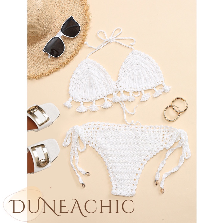 DUNEA Set Đồ Tắm Vỏ Sò Thời Trang Quyến Rũ Dành Cho Nữ