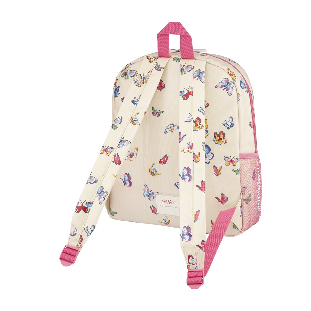 Cath Kidston - Balo trẻ em Kids Classic Large Backpack Butterflies - 1017526 - Cream