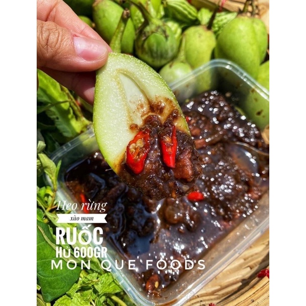 Heo Rừng xào mắm Ruốc