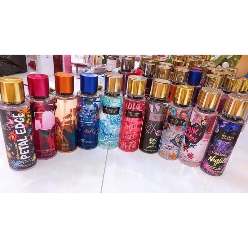 Xịt thơm toàn thân Victoria Secret đủ mùi 250ml M207