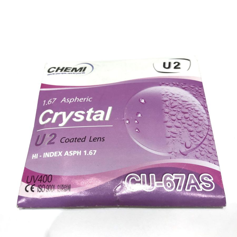 Tròng 1.67 Chemi Siêu Mỏng Chính Hãng Hàn Quốc