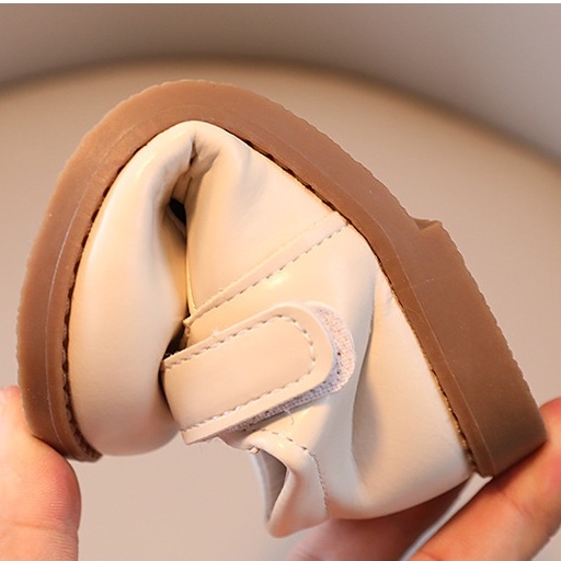 Giày búp bê bé gái trái tim mg baby chính hãng da mềm chống trượt thời trang đáng yêu (V-723)