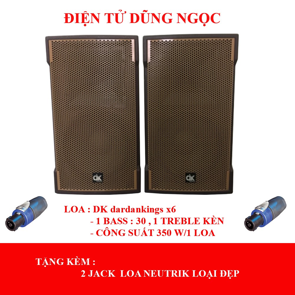 Loa KARAOKE Thương Hiệu DK Bass 30 Treb Kèn