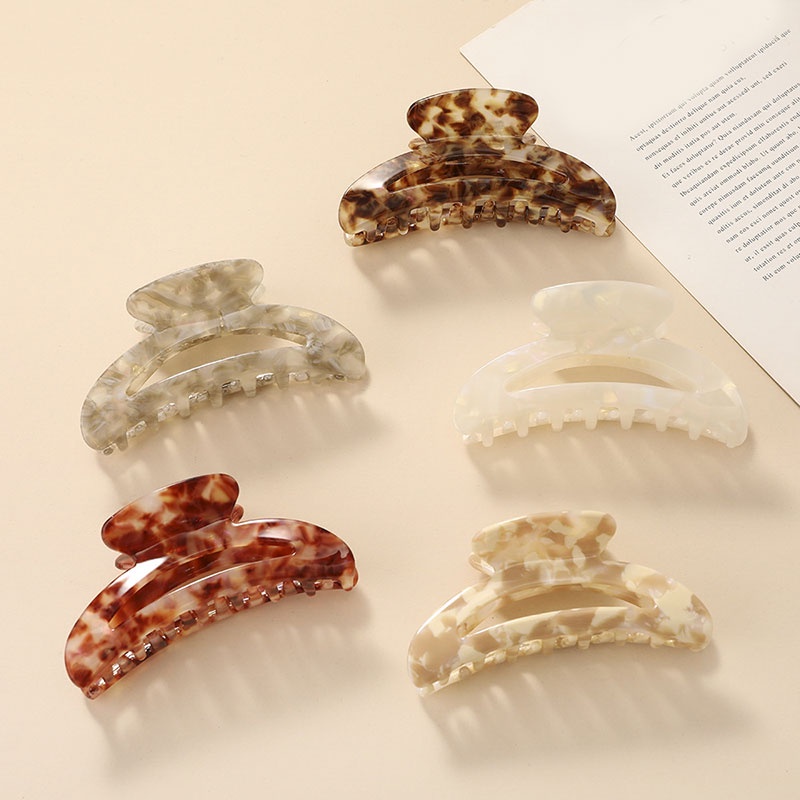 Kẹp Tóc Họa Tiết Hình Học 10cm Cho Nữ