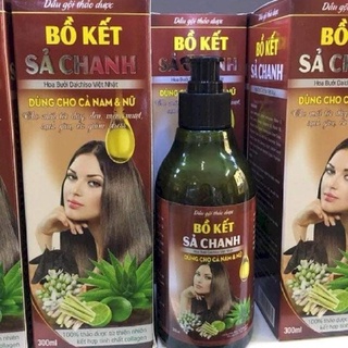 Gội bồ kết bưởi, gội bồ kết sả chanh 300ml