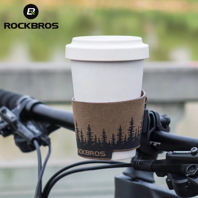 Giá đỡ cốc cà phê Rockbros gắn tay lái xe đạp / xe máy tiện lợi giá đỡ chai