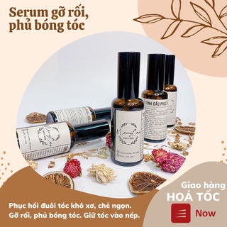 Serum dưỡng tóc bóng mượt argan oil phục hồi chẻ ngọn, gỡ rối tóc khô xơ, giữ nếp tóc uốn NÀNG CÁO💦