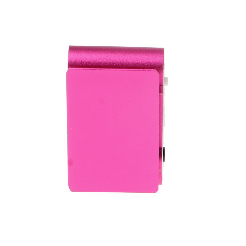 Máy nghe nhạc MP3 mini kim loại hỗ trợ thẻ nhớ 32GB Micro SD TF