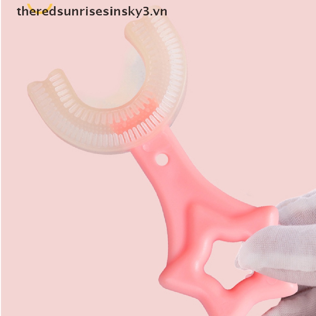 Bàn Chải Đánh Răng Silicone Hình Chữ U An Toàn