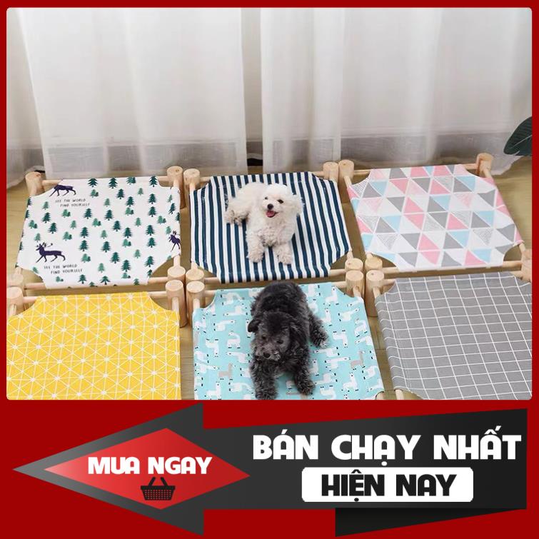 [ RẺ VÔ ĐỊCH ] Giường ngủ gỗ cao cấp dành cho thú cưng