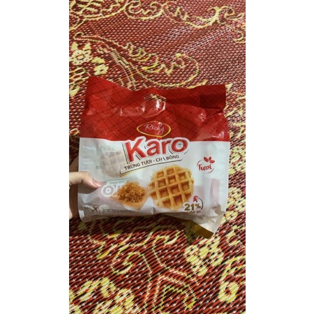 Bánh Karo Richy 156 gam trứng chà bông thịt gà bịch 6 chiếc