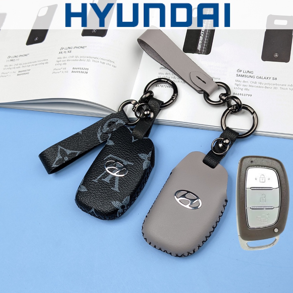 Bao da chìa khóa Hyundai Tucson,Hyundai i10,Hyundai Elentra Sonata (HB)