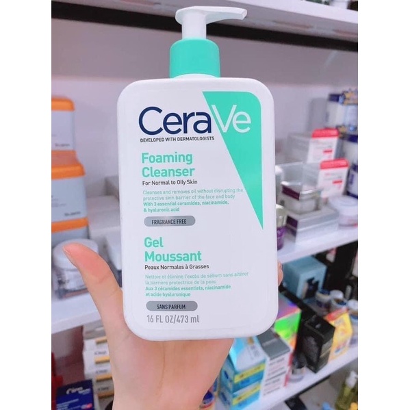 [CHÍNH HÃNG] Sữa Rửa Mặt CeraVe Foam Cleanser 473ml