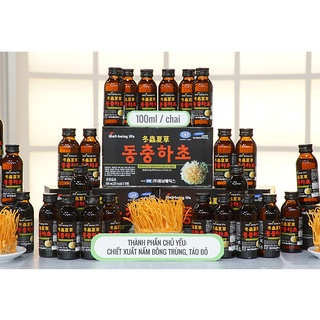 Hộp 10 chai nước đông trùng hạ thảo hàn quốc