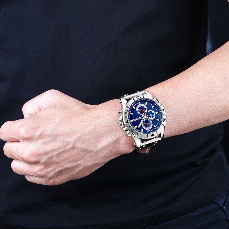 Đồng Hồ Nam Megir KT2081 Chính Hãng 2019 NEW Bảo Hành 12 Tháng Top Brand Luxury Hàng Nhập HongKong - Cửa hàng Reward I | BigBuy360 - bigbuy360.vn
