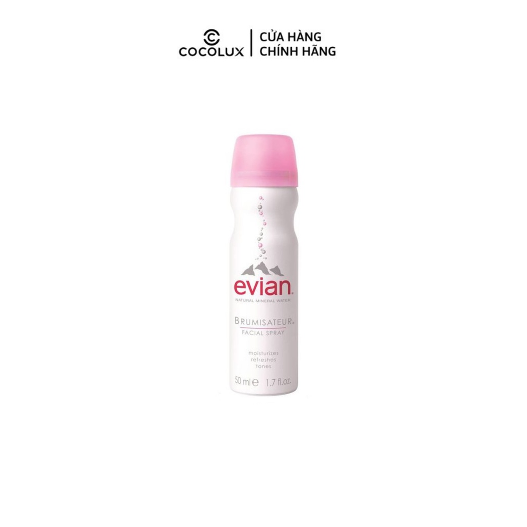 Xịt Khoáng Evian 50ml [COCOLUX]