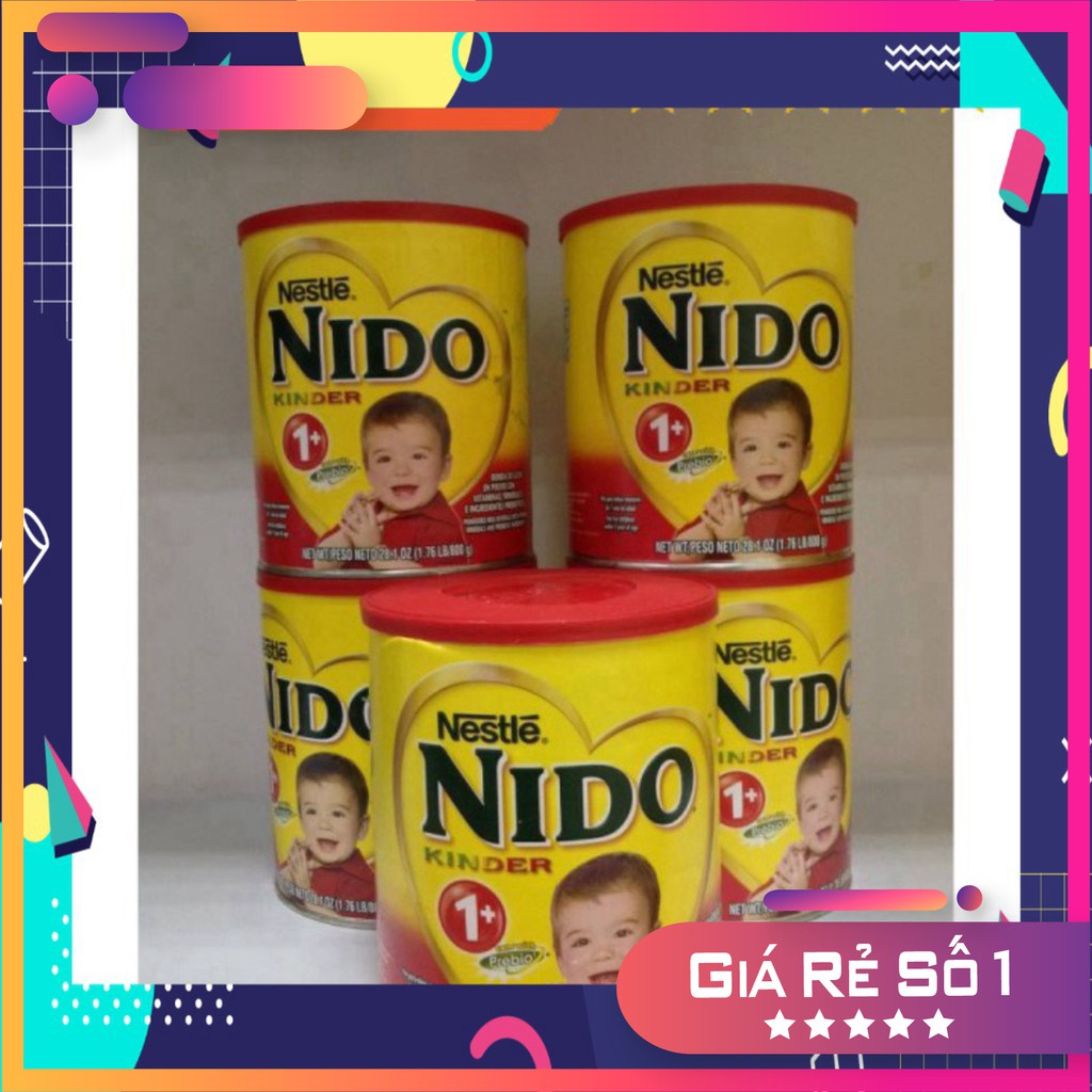 Sữa nido nắp đỏ 1,6kg 5.2022 mỹ