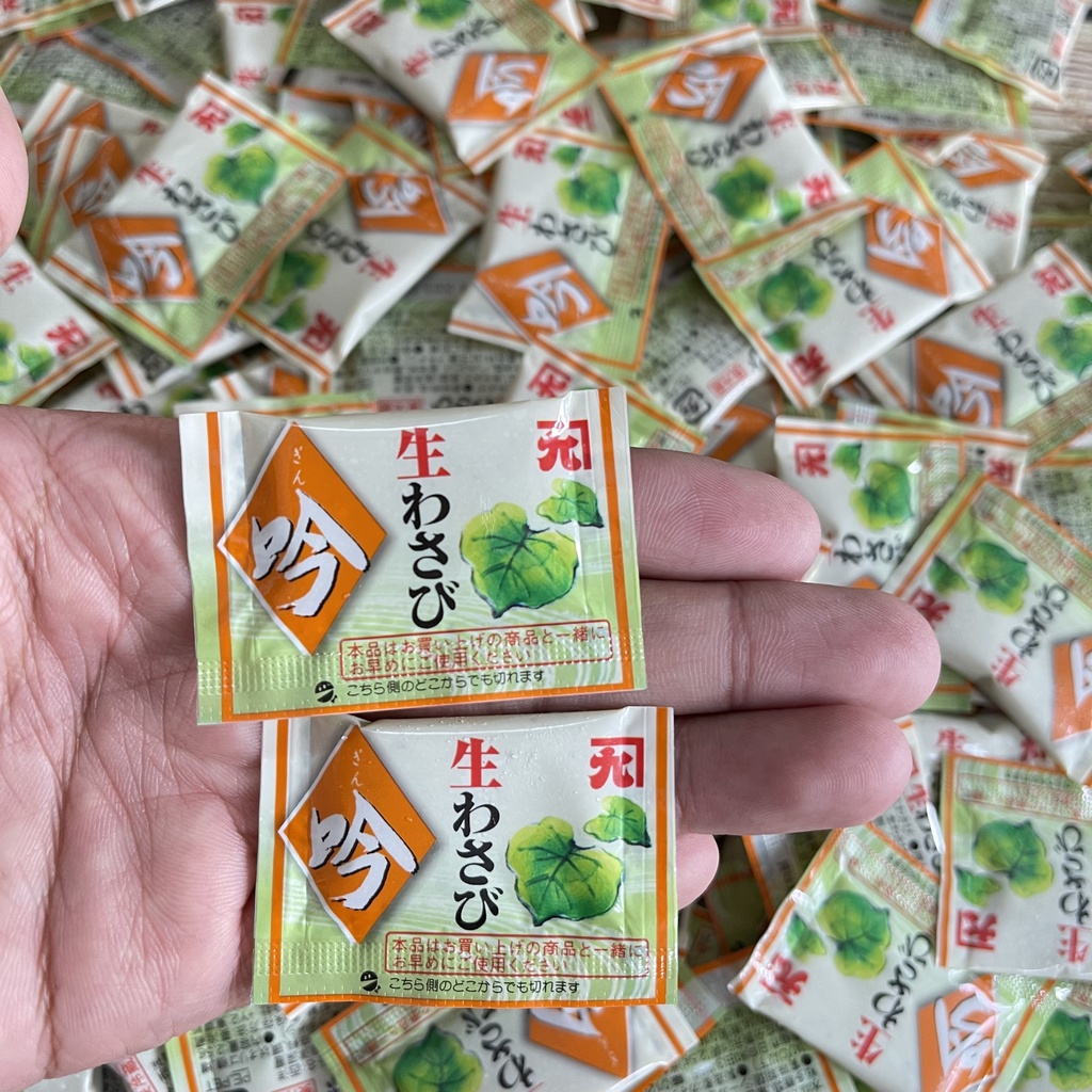 Mù tạc tươi wasabi kaneku nhật (200 gói x 2.5g) [GIAO HỎA TỐC HCM]