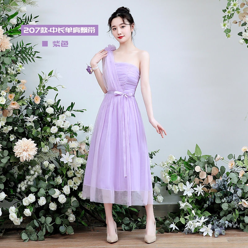 Đầm phù dâu thiết kế mới phong cách xinh xắn thời trang cho nữ
