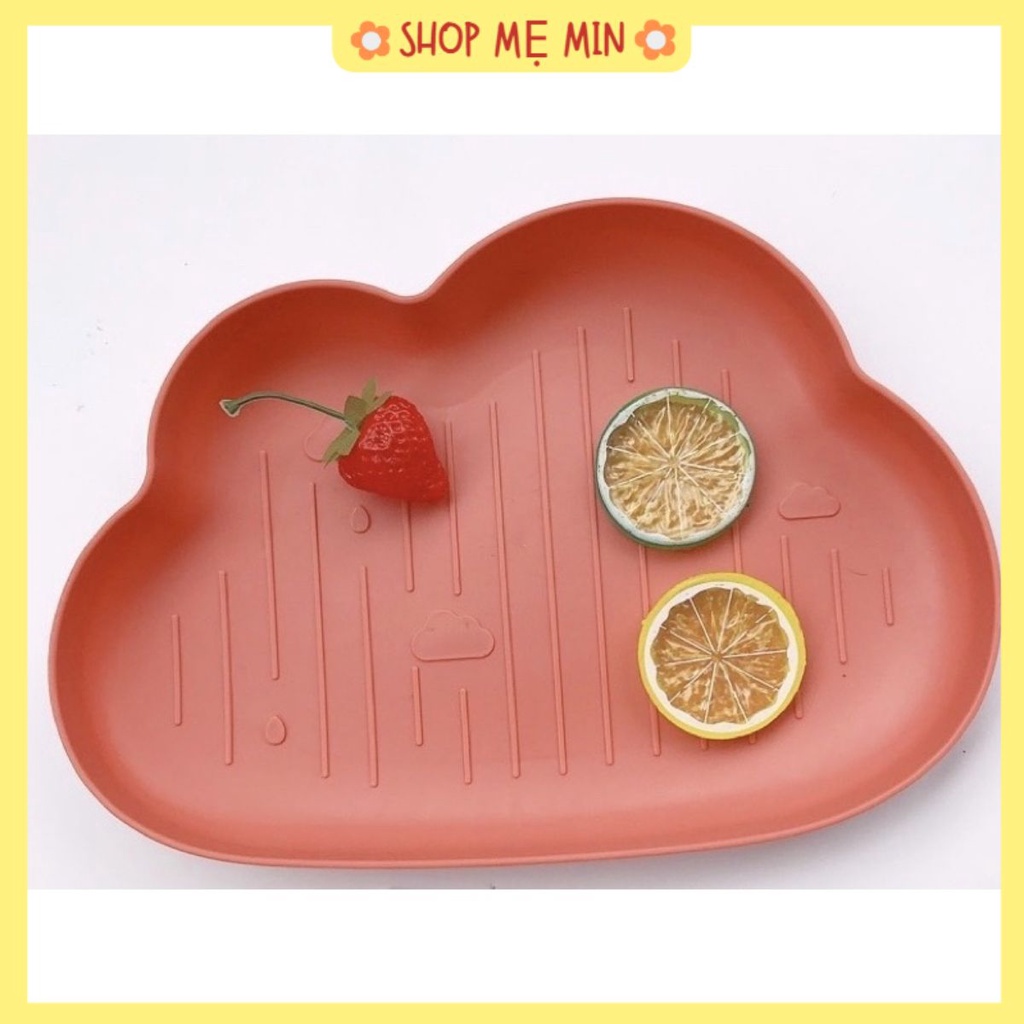 khay mây nhựa đựng bát ăn dặm- đồ ăn dặm cho bé