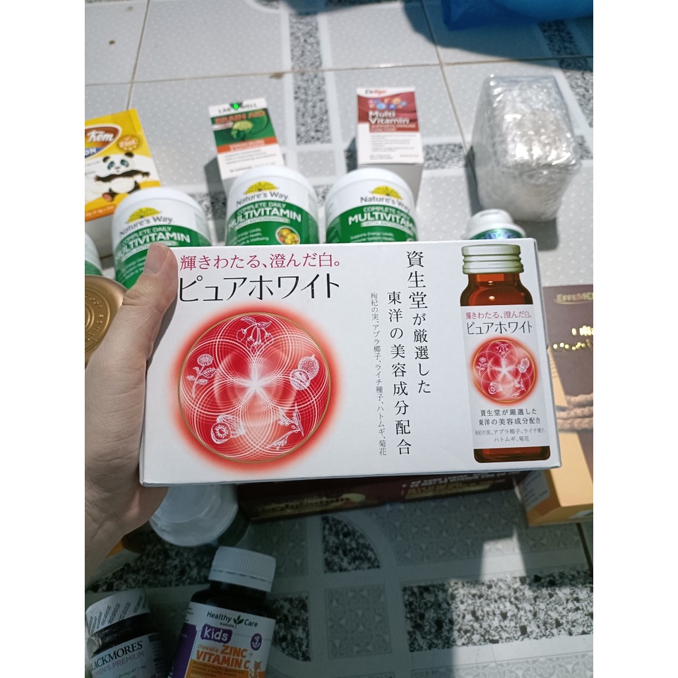 𝐍𝐮̛𝐨̛́𝐜 𝐮𝐨̂́𝐧𝐠 đ𝐞̣𝐩 𝐝𝐚 𝐂𝐨𝐥𝐥𝐚𝐠𝐞𝐧 𝐏𝐮𝐫𝐞 𝐖𝐡𝐢𝐭𝐞 𝐒𝐡𝐢𝐬𝐞𝐢𝐝𝐨 ( Hộp 10 lọ )
