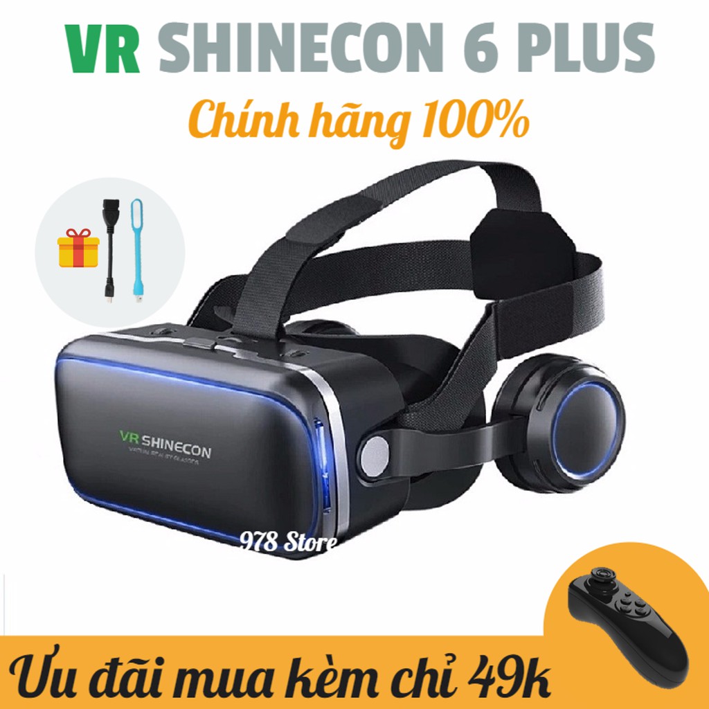 [CHÍNH HÃNG] KÍNH THỰC TẾ ẢO VR SHINECON 6 PLUS -KÍNH VR SHINECON 6 PLUS | BigBuy360 - bigbuy360.vn