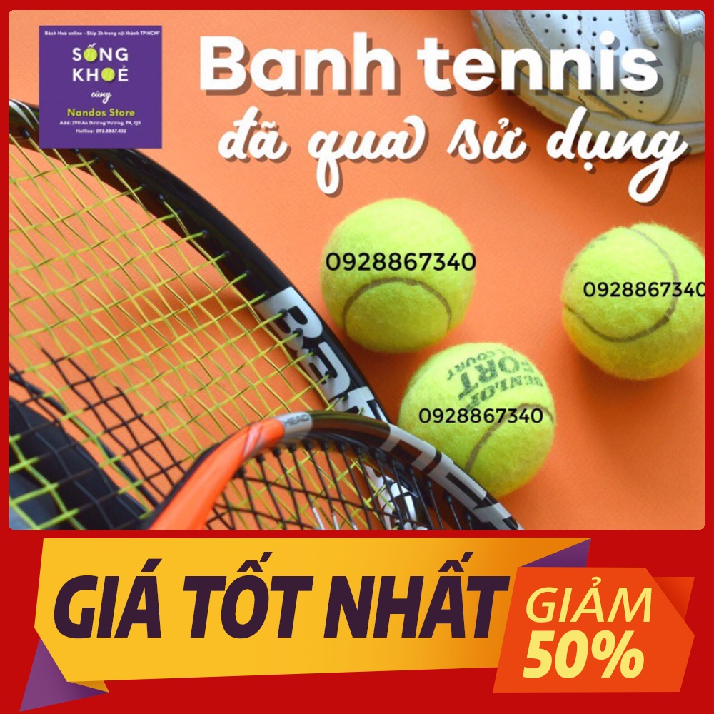 Bóng tennis cũ,banh tennis cũ tập luyện cho vận động viên