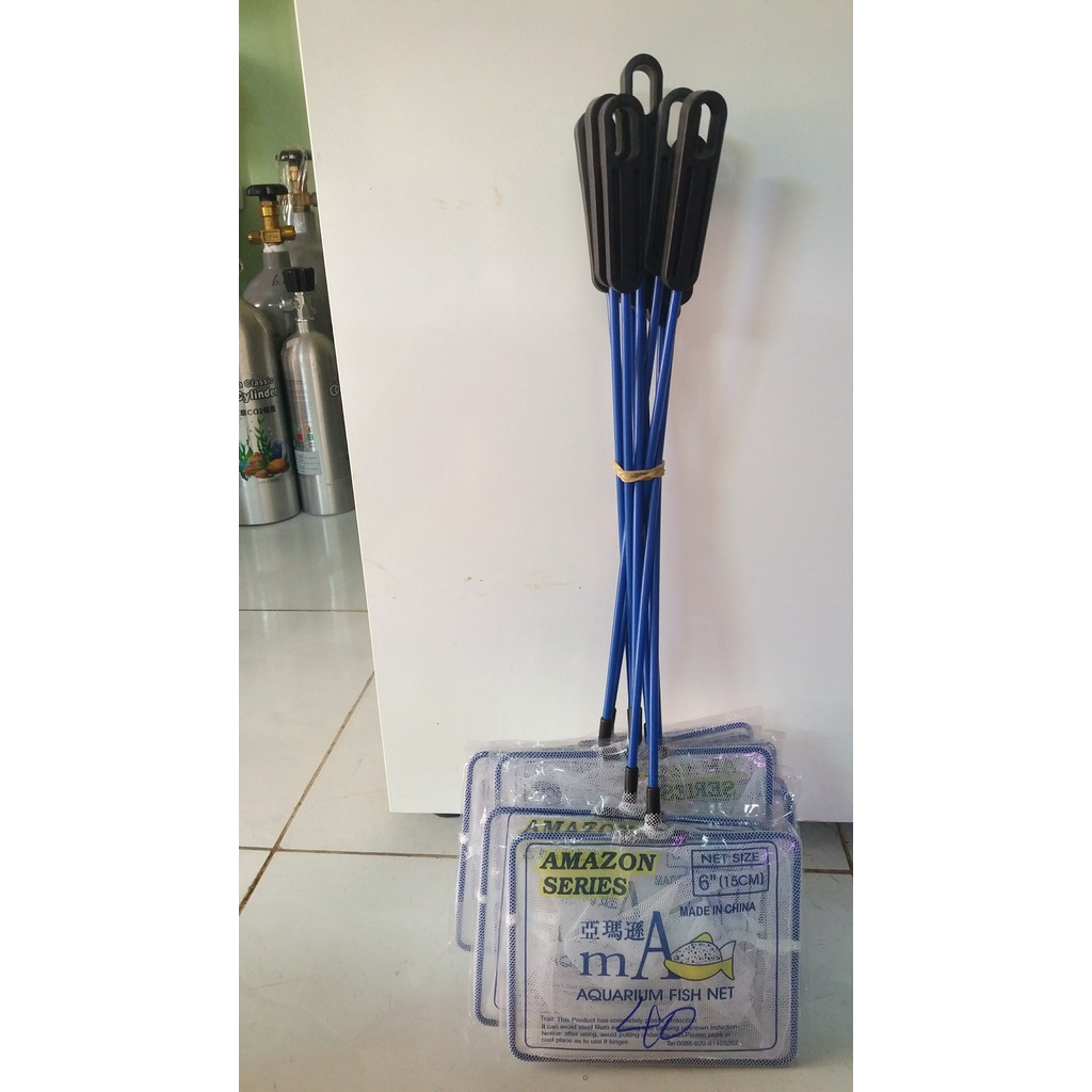 Vợt lưới trắng vuông vớt cá nhiều size | vợt vuông phù hợp các loại cá,tép : betta, guppy, cá mún, các loại cá thủy sinh