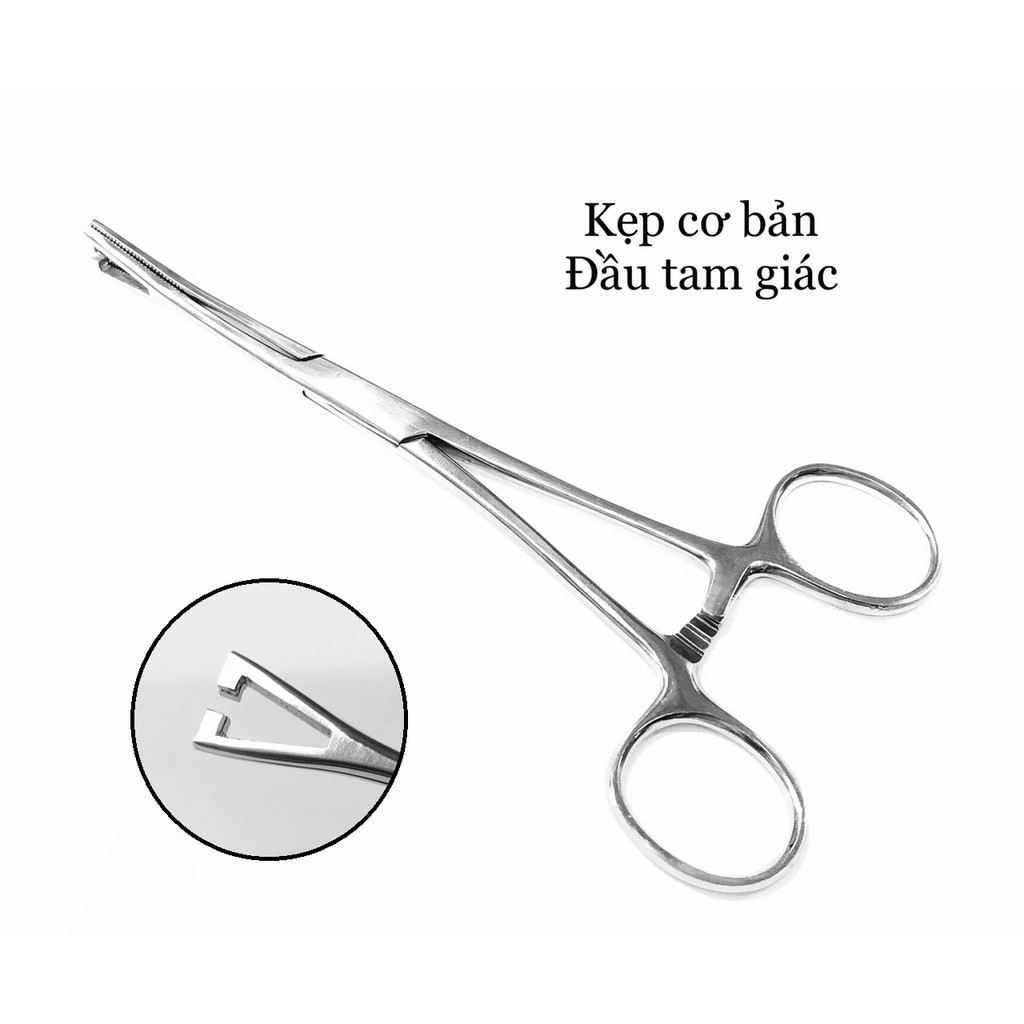 Kẹp xỏ khuyên - Kẹp tam giác đầu hở