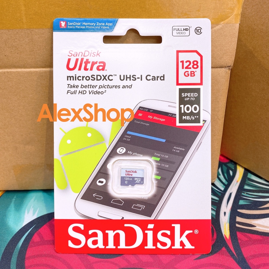 🔥 XÃ KHO 🔥 Thẻ Nhớ MicroSD SanDisk Ultra 16/32/64/128GB 100MB/s Chính Hãng Có Tem Chính Hãng