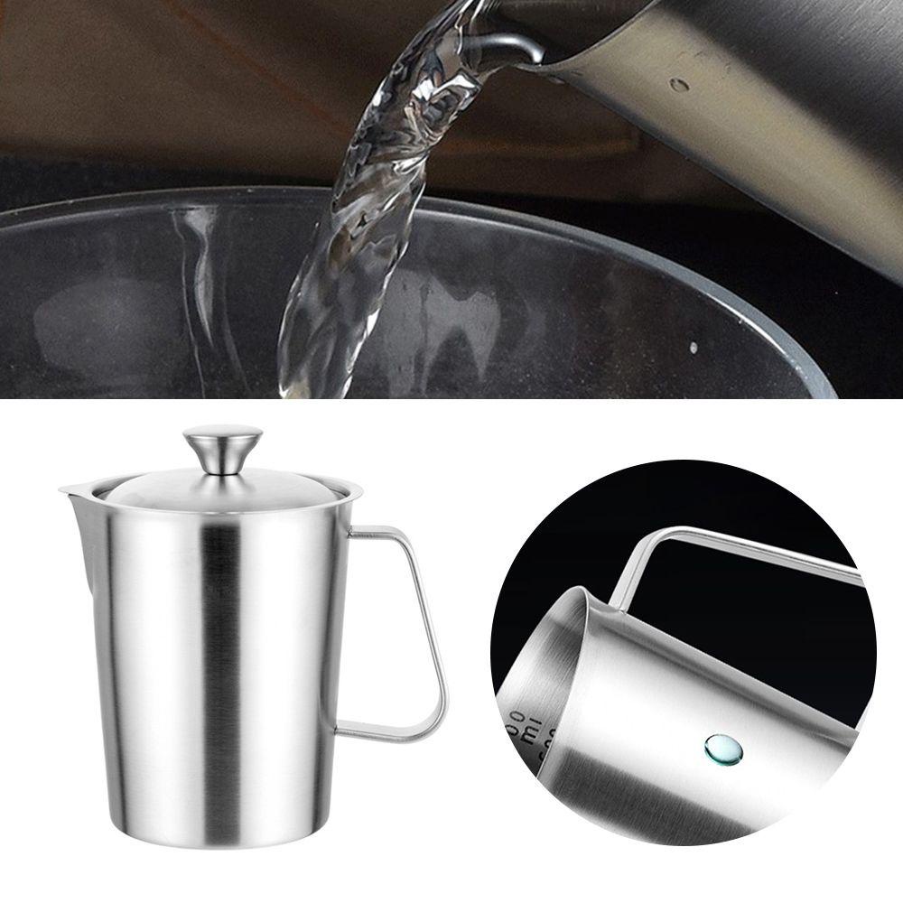 Bình Pha Sữa/Cà Phê Bằng Inox Dung Tích 500ml Tiện Dụng