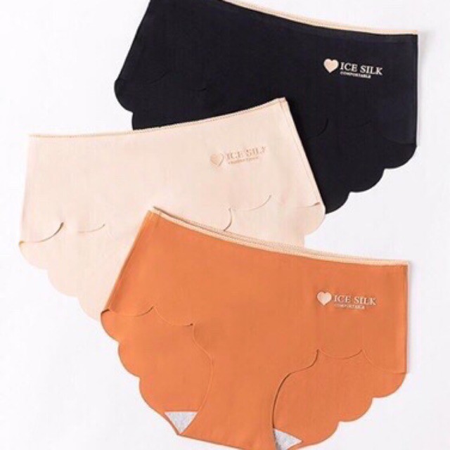 Quần Lót Nữ Đúc Su thun lạnh không đường may cao cấp mềm mại kháng khuẩn nâng mông - QL Silk