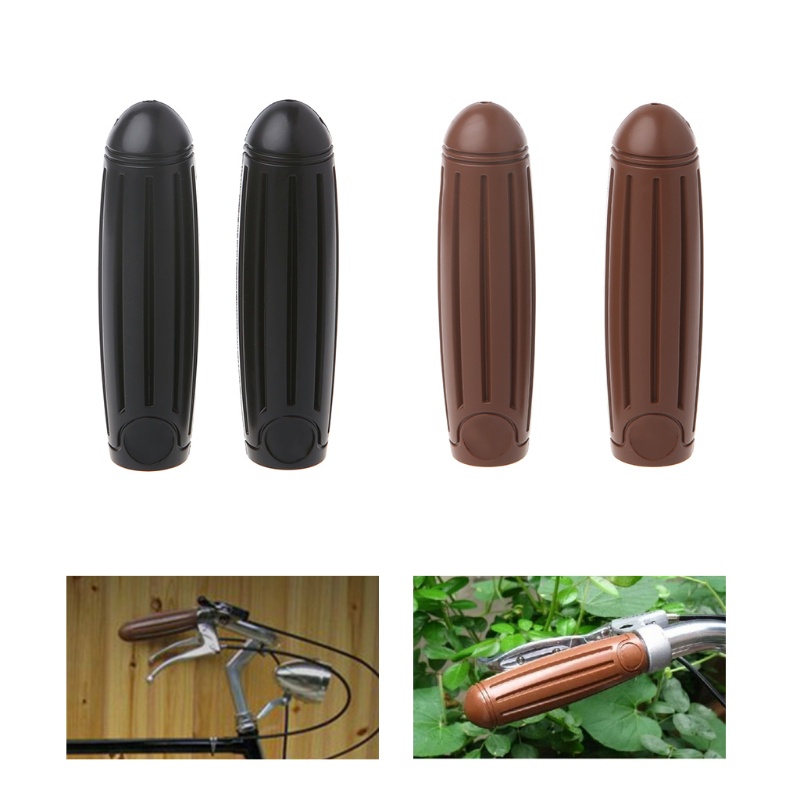 Set 2 Vỏ Bọc Tay Lái Xe Đạp Thoải Mái Phong Cách Retro