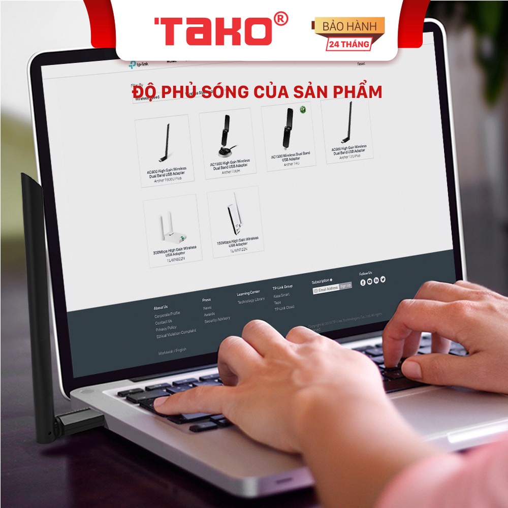 USB Wifi TpLink Archer T3U Plus Dual Band chuẩn AC1300Mbps kết nối nhanh, tốc độ cao. Chính hãng, BH 24 tháng