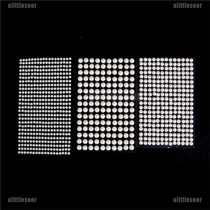 Ngọc trai nhân tạo Acrylic dành cho bé dán trang trí DIY