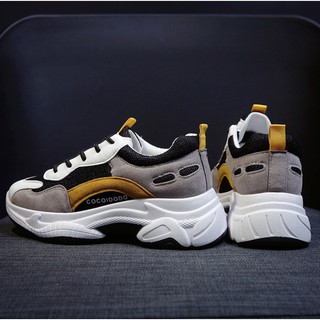 Giày sneaker nữ MS025 (xám vàng)