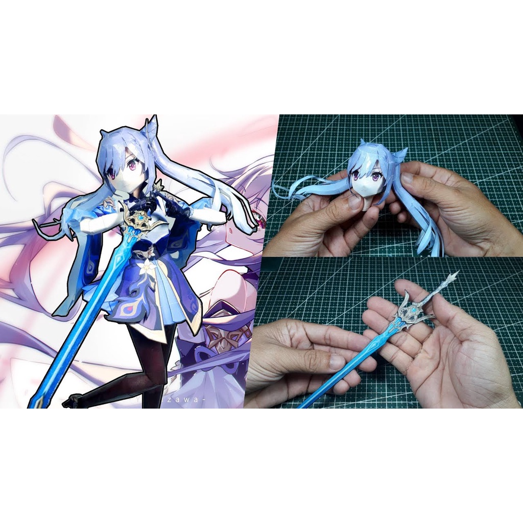 Mô hình giấy 3D  Genshin Impact: Keqing